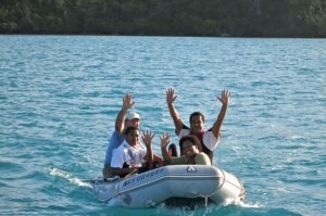 MatteiandFamVisitBoat